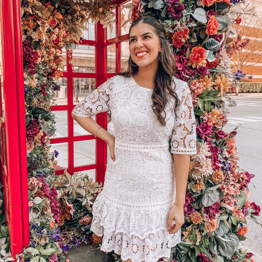 Lavender Lace Dress